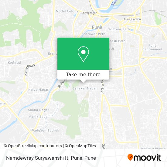Namdewray Suryawanshi Iti Pune map