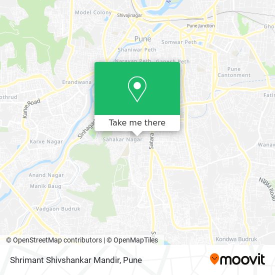 Shrimant Shivshankar Mandir map