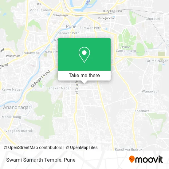 Swami Samarth Mandir map