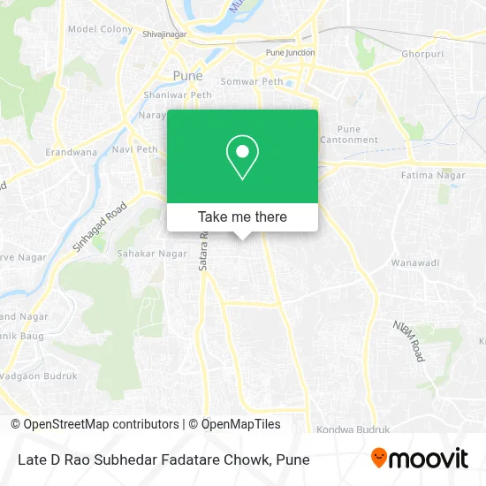Late D Rao Subhedar Fadatare Chowk map