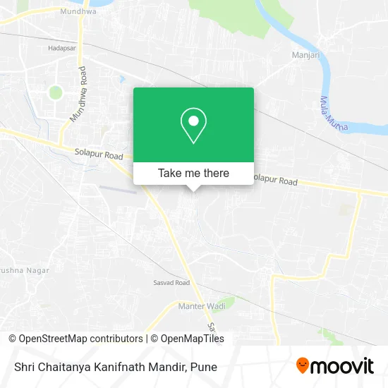 Shri Chaitanya Kanifnath Mandir map