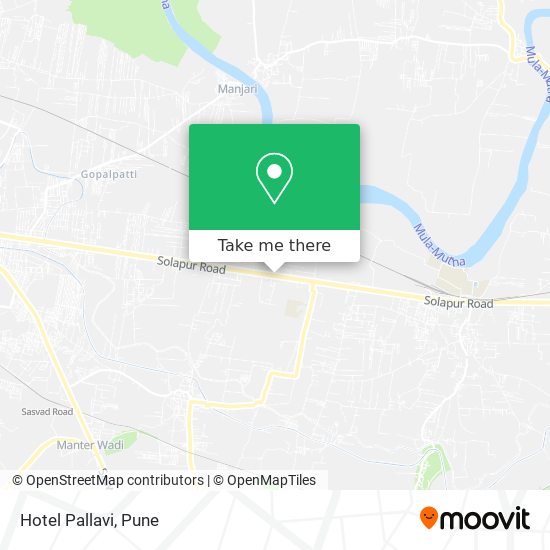 Hotel Pallavi map