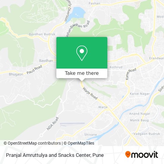 Pranjal Amruttulya and Snacks Center map