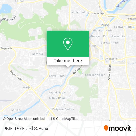 गजानन महाराज मंदिर map