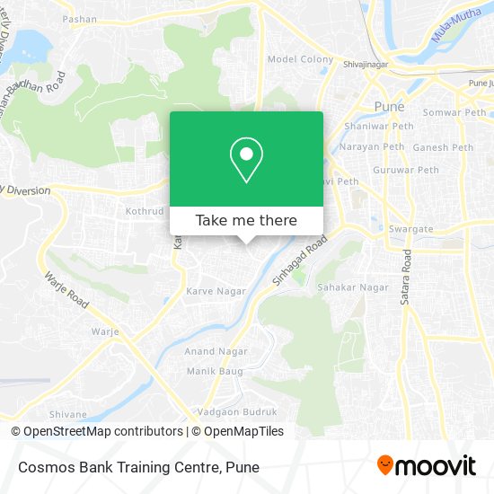 Cosmos Bank Training Centre map