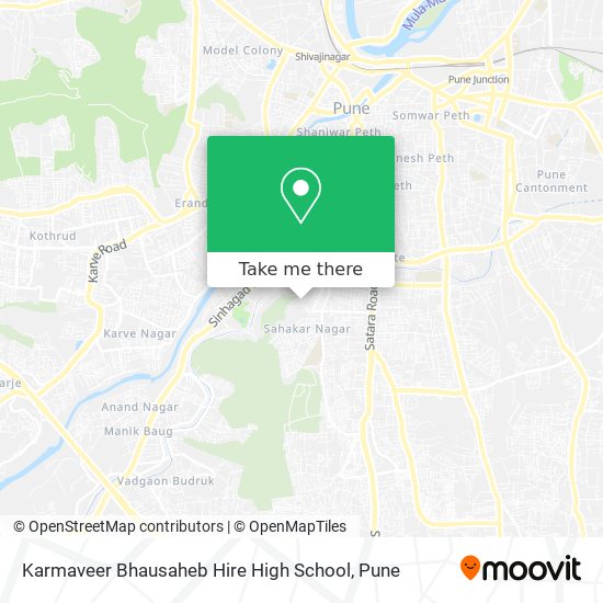 Karmaveer Bhausaheb Hire High School map