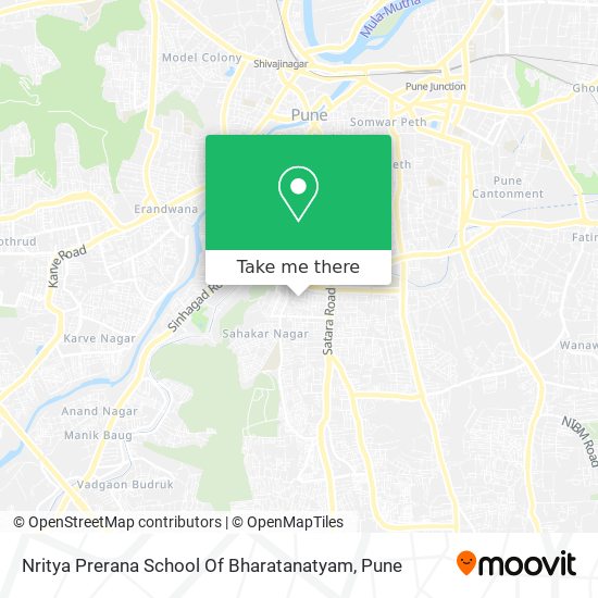 Nritya Prerana School Of Bharatanatyam map