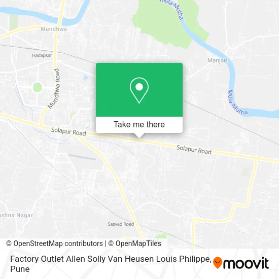 Factory Outlet Allen Solly Van Heusen Louis Philippe map