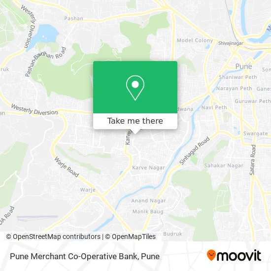 Pune Merchant Co-Operative Bank map