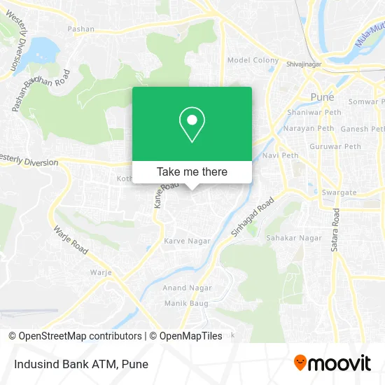 Indusind Bank ATM map