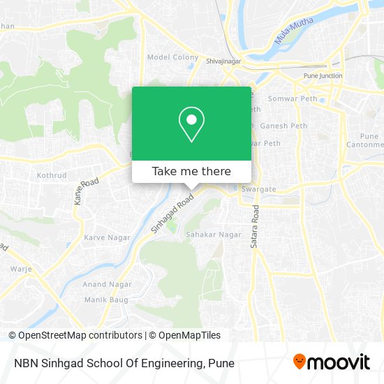 NBN Sinhgad School Of Engineering map