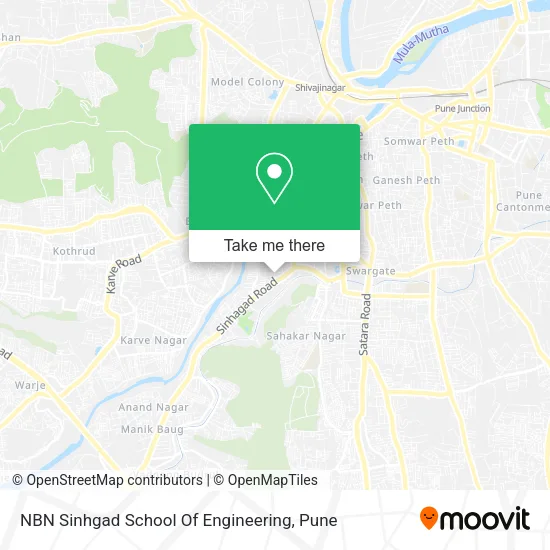 NBN Sinhgad School Of Engineering map