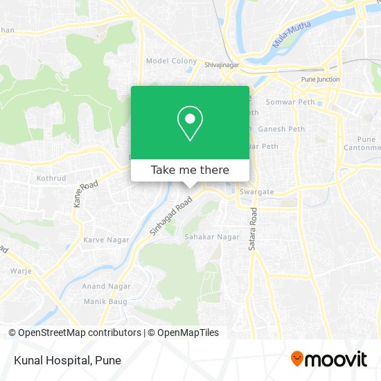 Kunal Hospital map