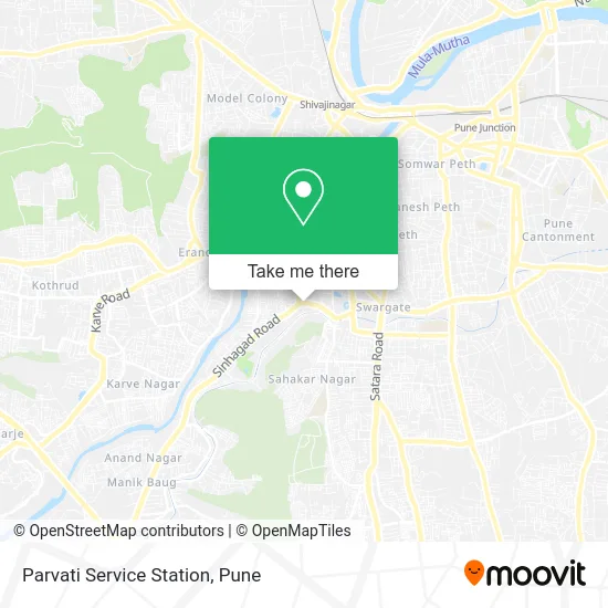 Parvati Service Station map