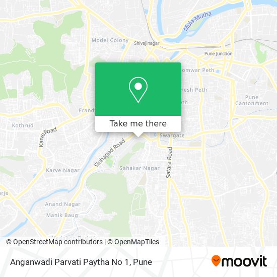 Anganwadi Parvati Paytha No 1 map