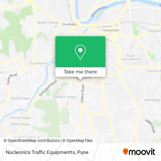 Nucleonics Traffic Equipmentts map