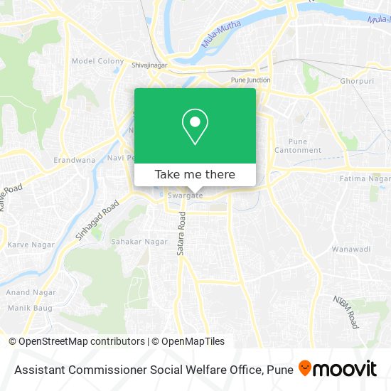 Assistant Commissioner Social Welfare Office map