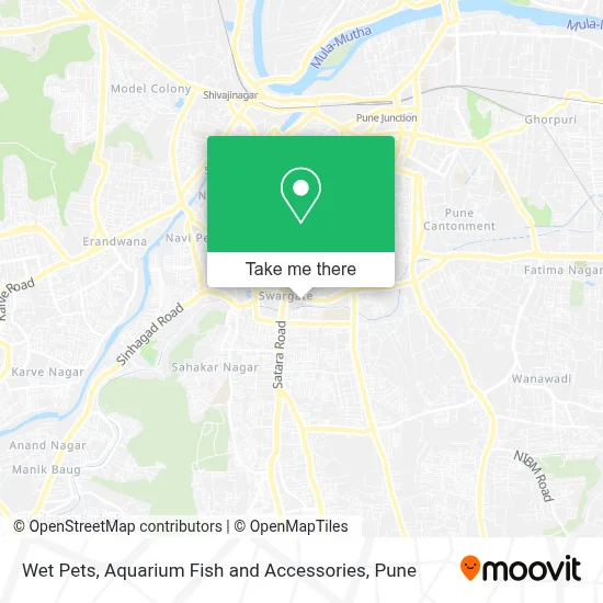 Wet Pets, Aquarium Fish and Accessories map