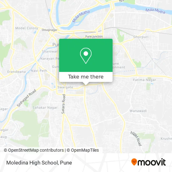 Moledina High School map