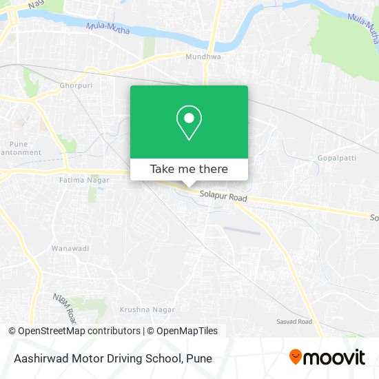 Aashirwad Motor Driving School map