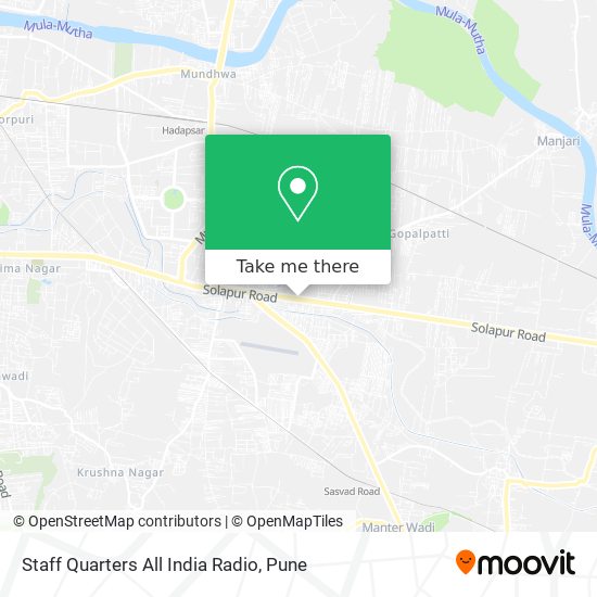 Staff Quarters All India Radio map