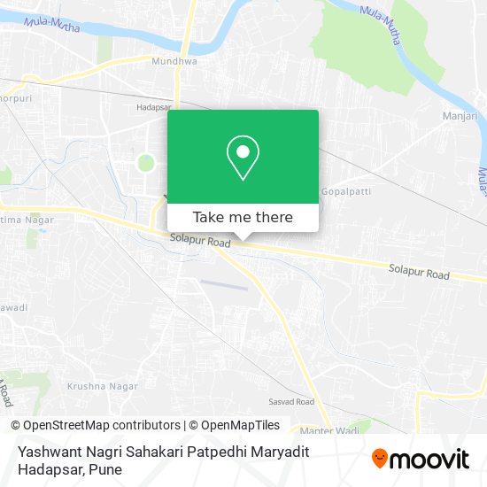 Yashwant Nagri Sahakari Patpedhi Maryadit Hadapsar map