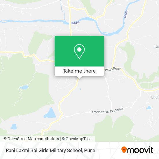 Rani Laxmi Bai Girls Military School map