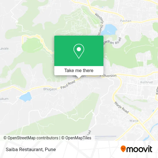 Saiba Restaurant map
