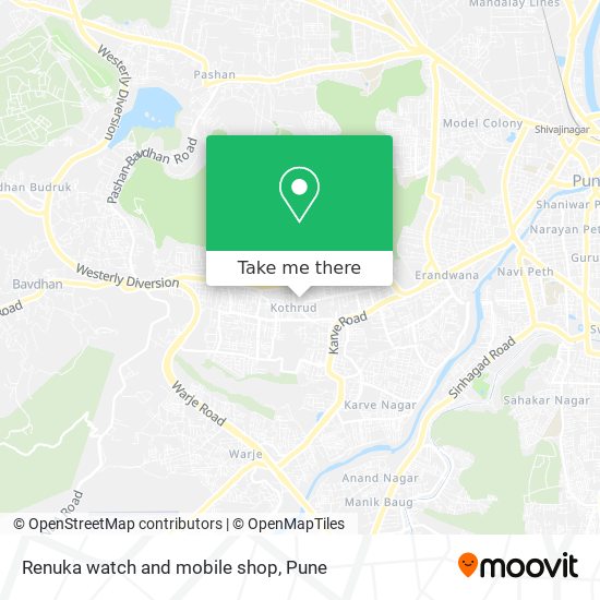 Renuka watch and mobile shop map