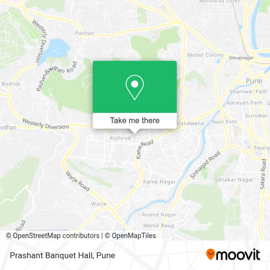 Prashant Banquet Hall map