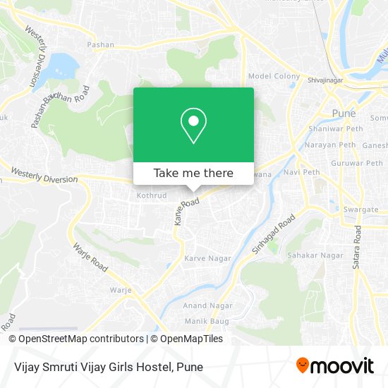 Vijay Smruti Vijay Girls Hostel map