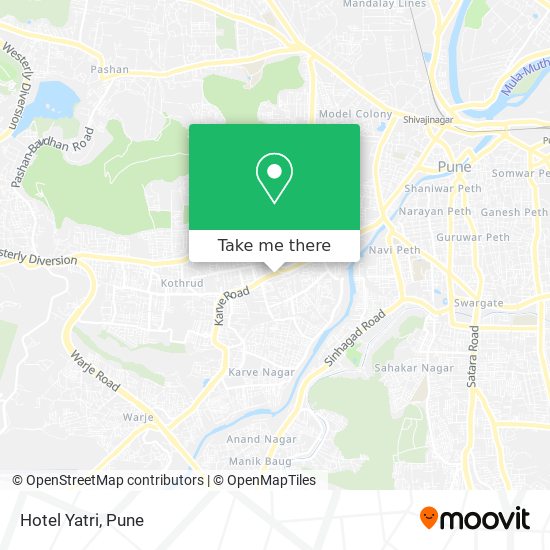 Hotel Yatri map