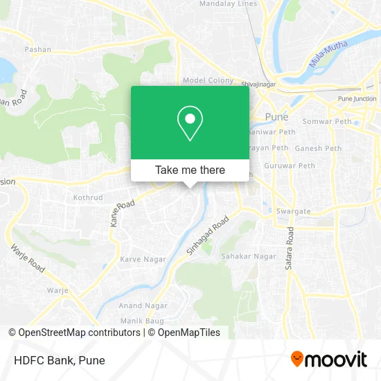 HDFC Bank map