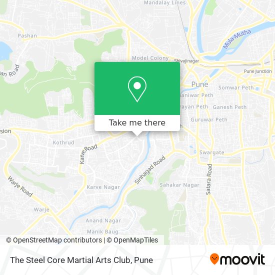 The Steel Core Martial Arts Club map