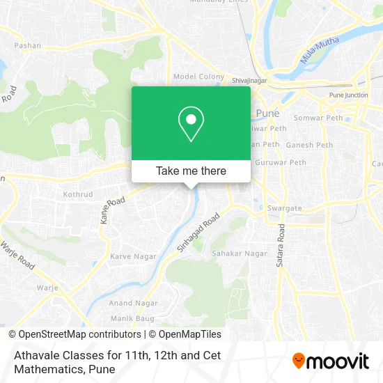Athavale Classes for 11th, 12th and Cet Mathematics map