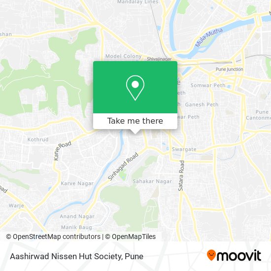 Aashirwad Nissen Hut Society map