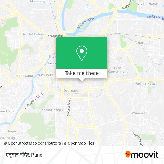 हनुमान मंदिर map