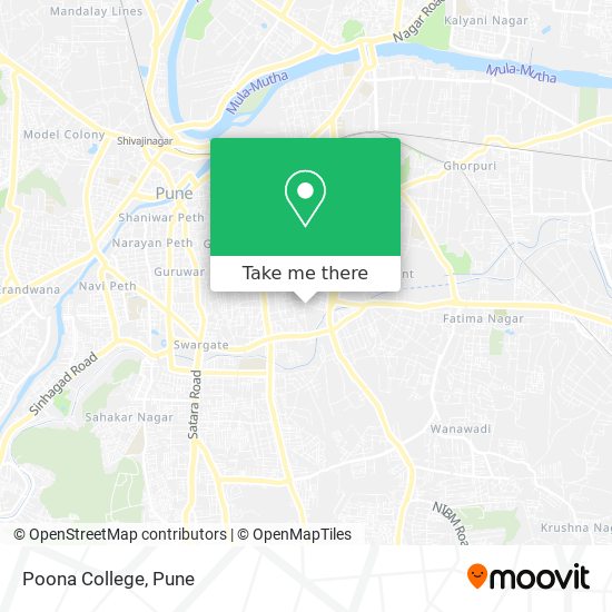 Poona College map