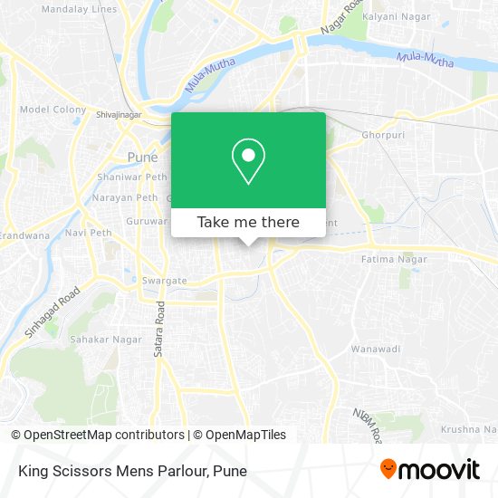 King Scissors Mens Parlour map