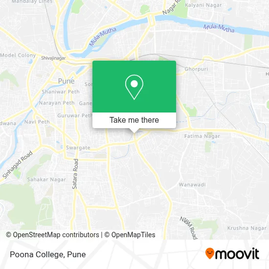Poona College map