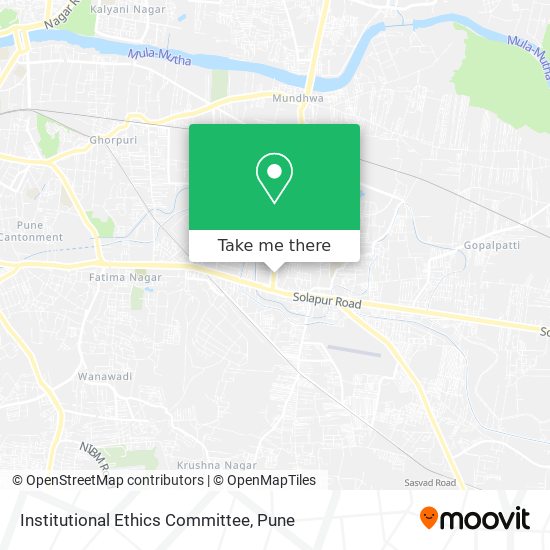 Institutional Ethics Committee map