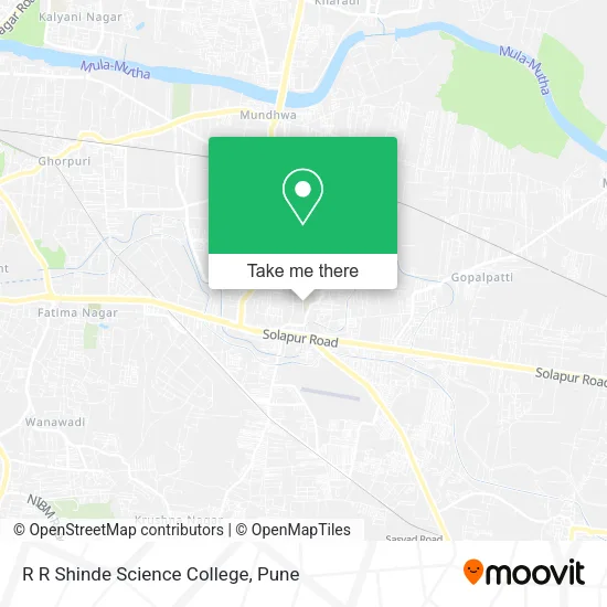 R R Shinde Science College map