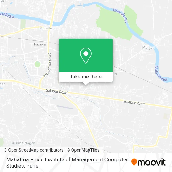 Mahatma Phule Institute of Management Computer Studies map