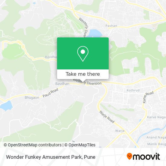 Wonder Funkey Amusement Park map