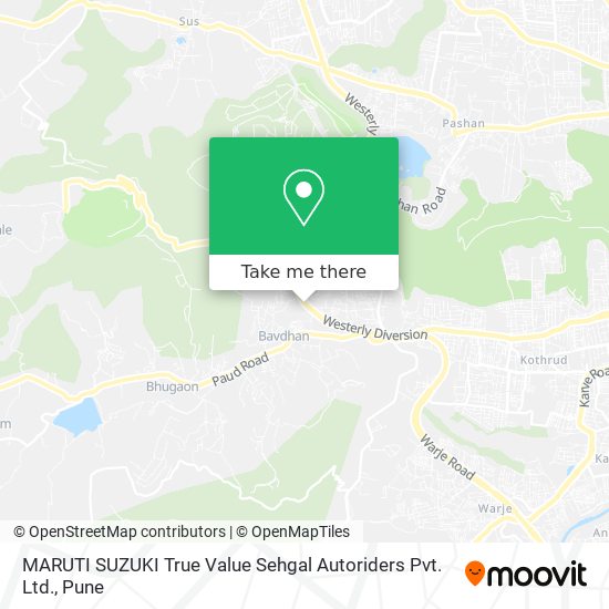 MARUTI SUZUKI True Value Sehgal Autoriders Pvt. Ltd. map