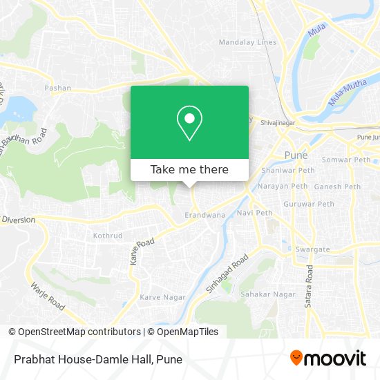 Prabhat House-Damle Hall map