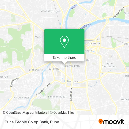 Pune People Co-op Bank map