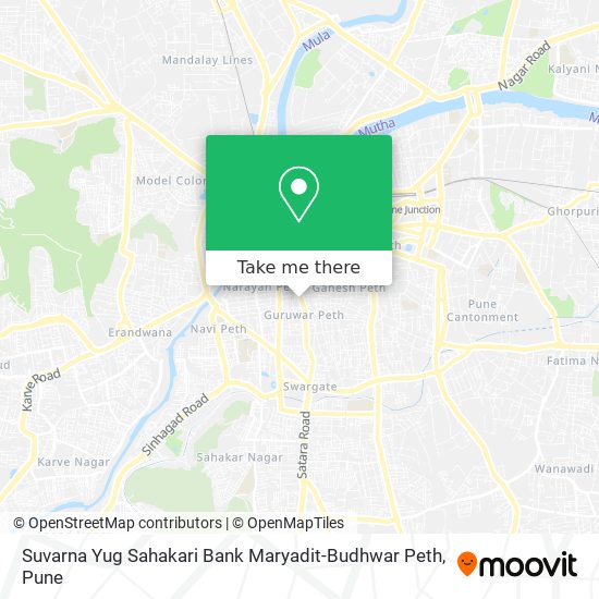 Suvarna Yug Sahakari Bank Maryadit-Budhwar Peth map