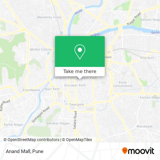 Anand Mall map