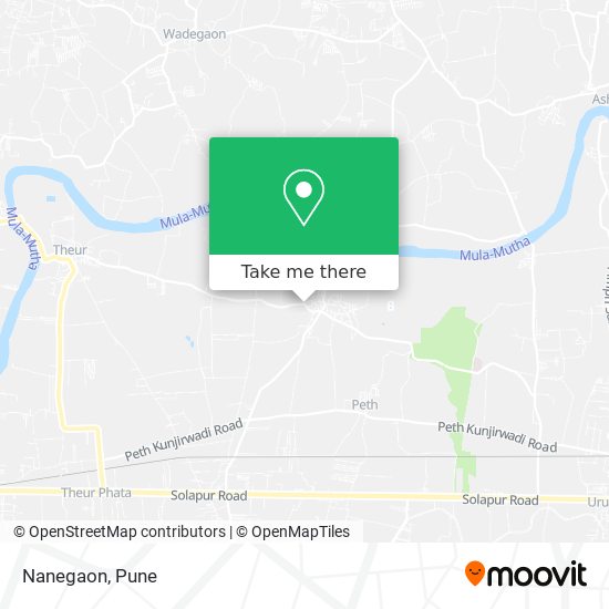 Nanegaon map